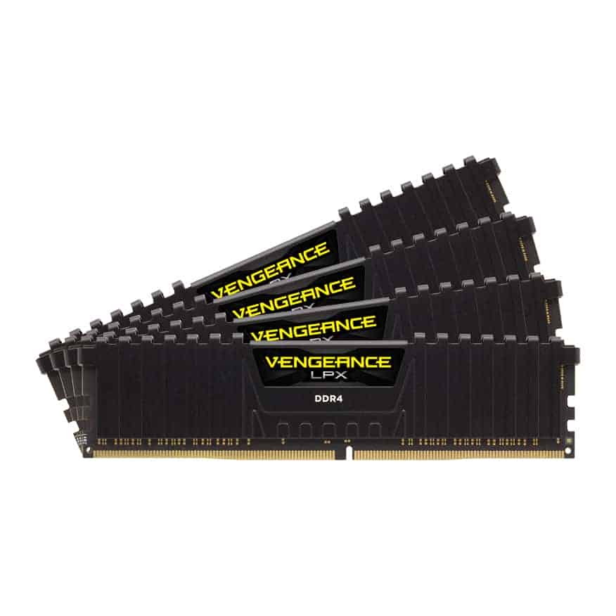 Corsair Vengeance LPX Black 32GB 3600 MHz DDR4 Quad Channel Memory Kit